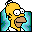 Teal Homer folder icon